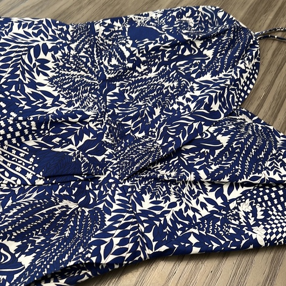 JILL STUART FLORAL BLUE & WHITE DRESS X- SMALL - Picture 9 of 17